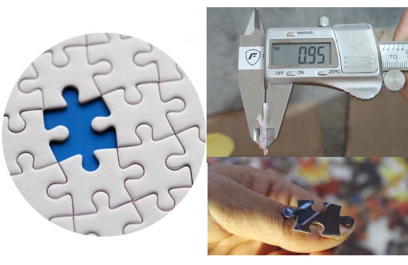 jigsaw puzzle die cutting machine samples